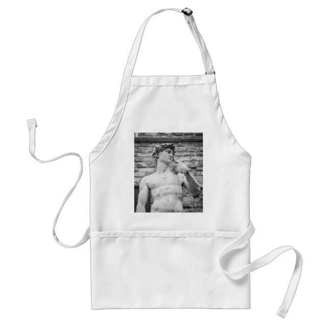 David (Michelangelo) Adult Apron (Front)