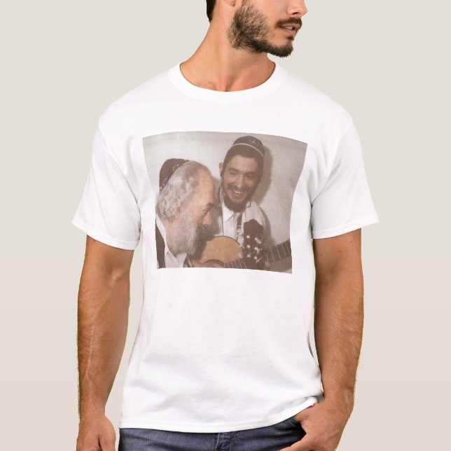 David Orbach and Rabbi Shlomo Carlebach T-Shirt (Front)