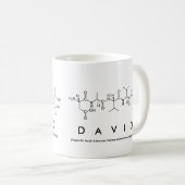 David peptide name mug (Front Right)
