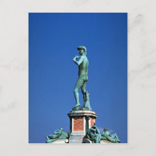 David, Piazza Michelangelo, Florence, Italy Postcard