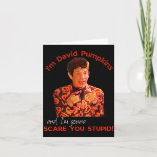 David Pumpkins E You Stud Funny Halloween Men Clot Card
