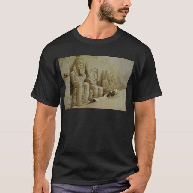 David Roberts Great Temple Aboo Simbel T-Shirt (Front)