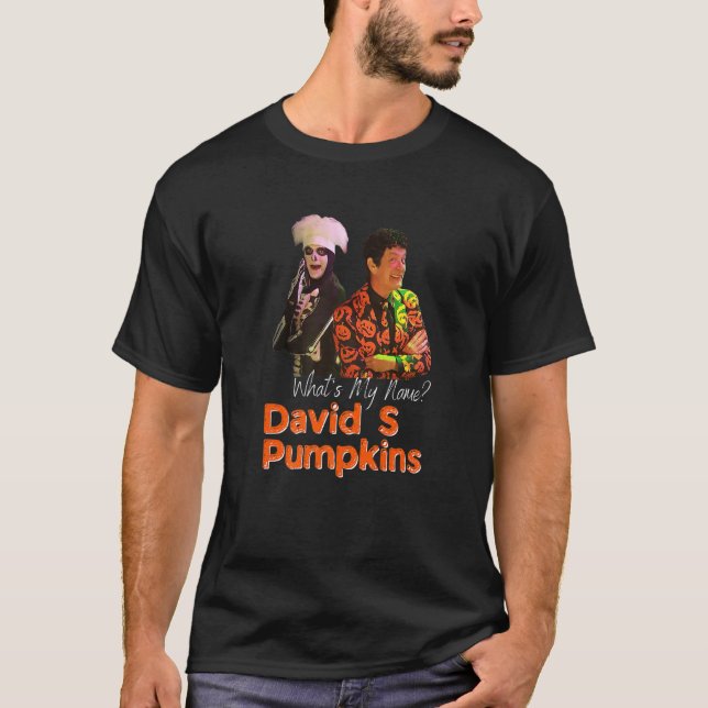 David S Pumpkins Skeleton  Skit Men Clothing Spell T-Shirt (Front)