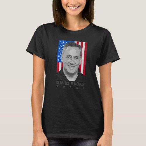 David Sacks  All In Podcast Co Host Investor Usa F T_Shirt