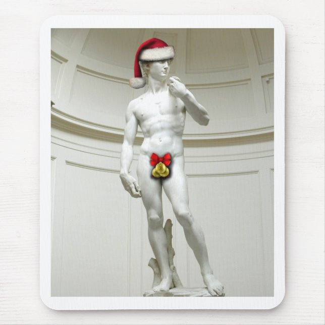 David Santa Mouse Pad (Front)