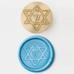 David Star Monogram Wax Seal Stamp<br><div class="desc">Customize it with your initials.</div>