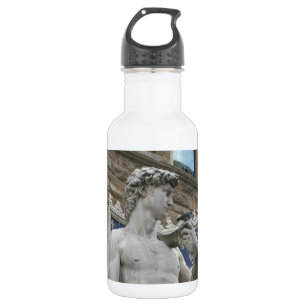 David Statue Michelangelo in Italy Stainless Steel Water Bottle