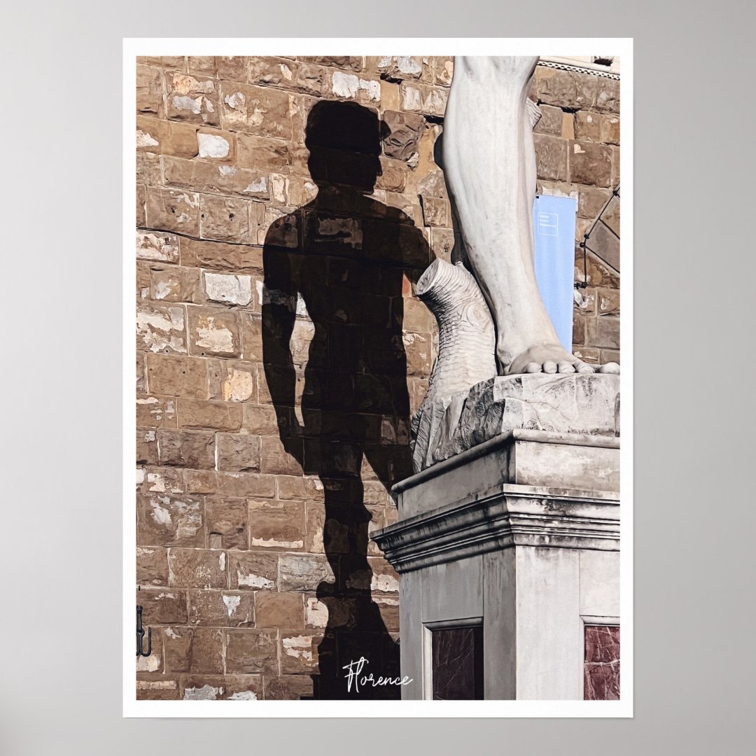 David statue poster Zazzle