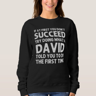 David Surname Family Tree Birthday Reunion Idea Sweatshirt