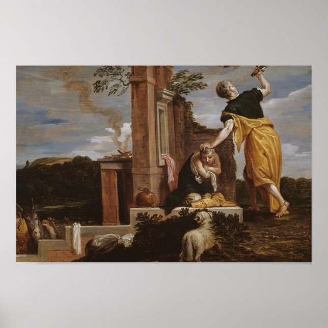 David Teniers the Younger - Abraham's Sacrifice of Poster (Front)