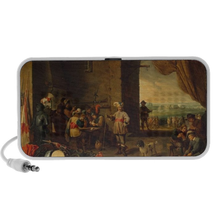 David Teniers the Younger  Guardroom Travelling Speaker