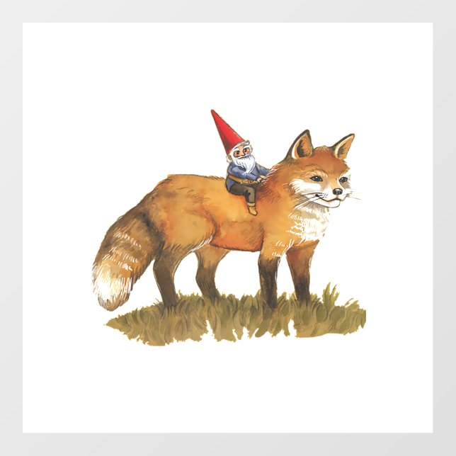 David The Gnome Woodland Forest Friends   Floor Decals (Front)