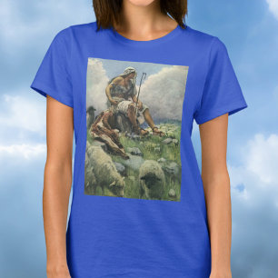 David the Shepherd by Copping, Vintage Religion T-Shirt
