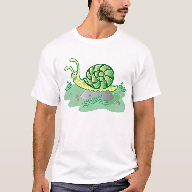 David the Snail T-Shirt (Front)