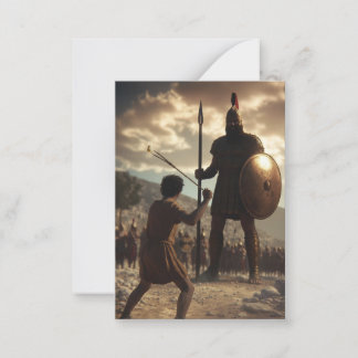 David vs Goliath: Card (blank inside)