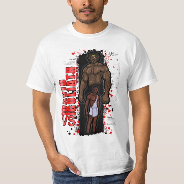 David vs Goliath T-Shirt (Front)
