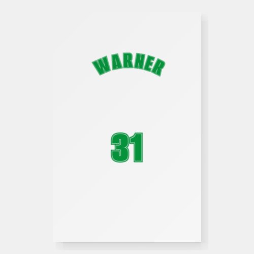 David Warner Fan  Cricket Retirement Foam Board