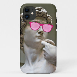 David wears rose colored glasses    iPhone 11 case