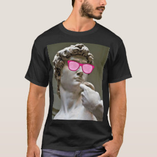 David wears rose colored glasses T-Shirt