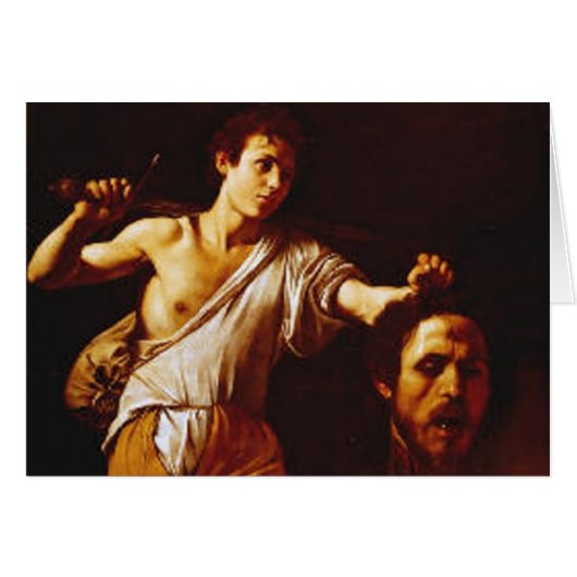 David with Goliath's Head Cards (Front Horizontal)