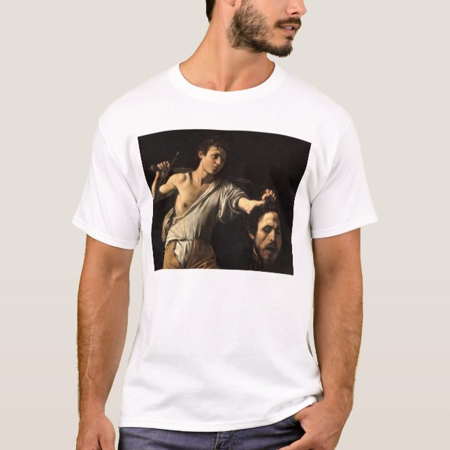 David with the Head of Goliath, Caravaggio T-Shirt (Front)