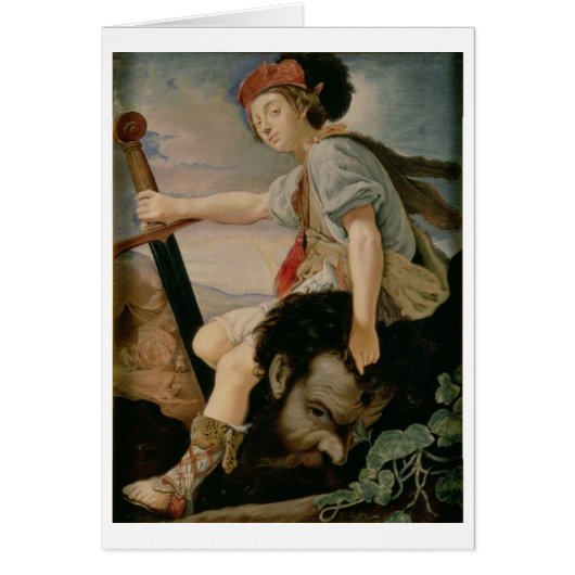 David with the Head of Goliath Cards (Front)