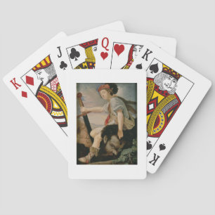 David with the Head of Goliath Poker Cards