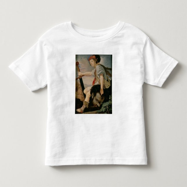 David with the Head of Goliath Toddler T-shirt (Front)