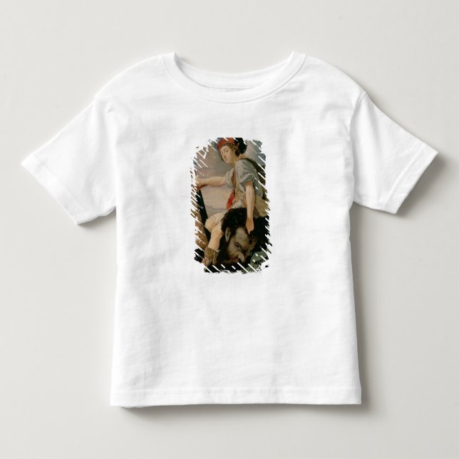 David with the Head of Goliath Toddler T-shirt (Front)