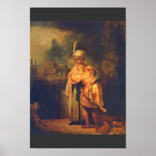 David'S Farewell To Jonathan By Rembrandt Poster