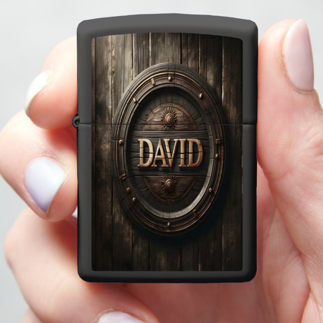 David's Nautical Sign Zippo Lighter (In Hand)