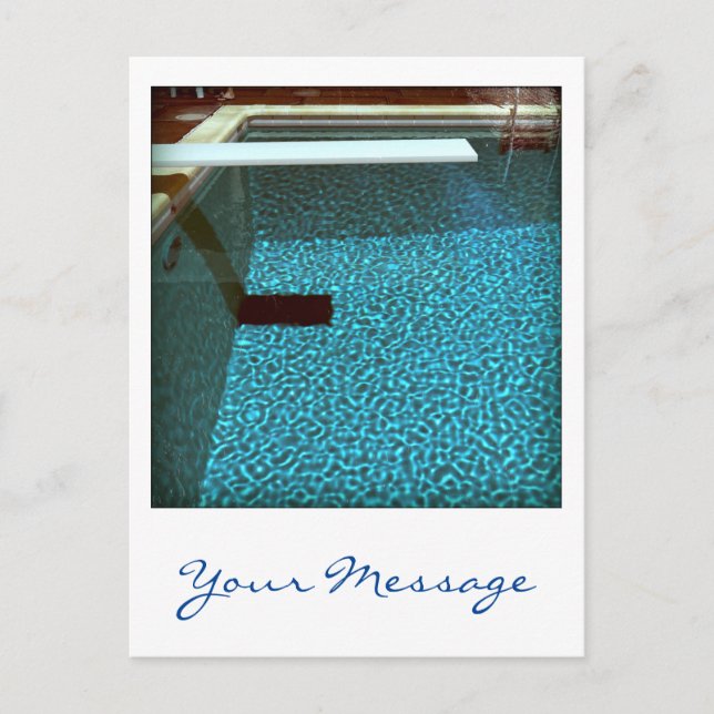 David's Pool 0916 Custom 3d Computer Art postcard (Front)