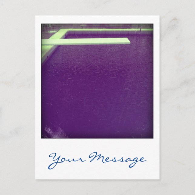 David's Pool 09e05 Custom 3d Computer Art postcard (Front)