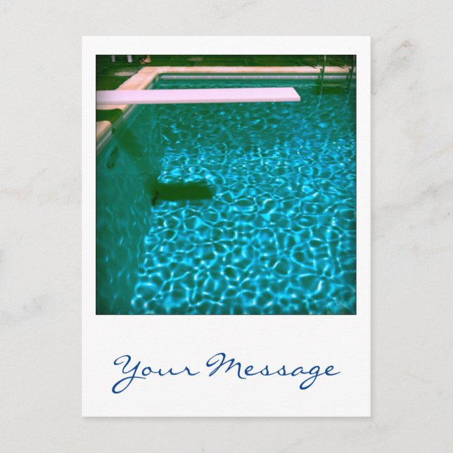 David's Pool 09iso Custom 3d Computer Art postcard (Front)