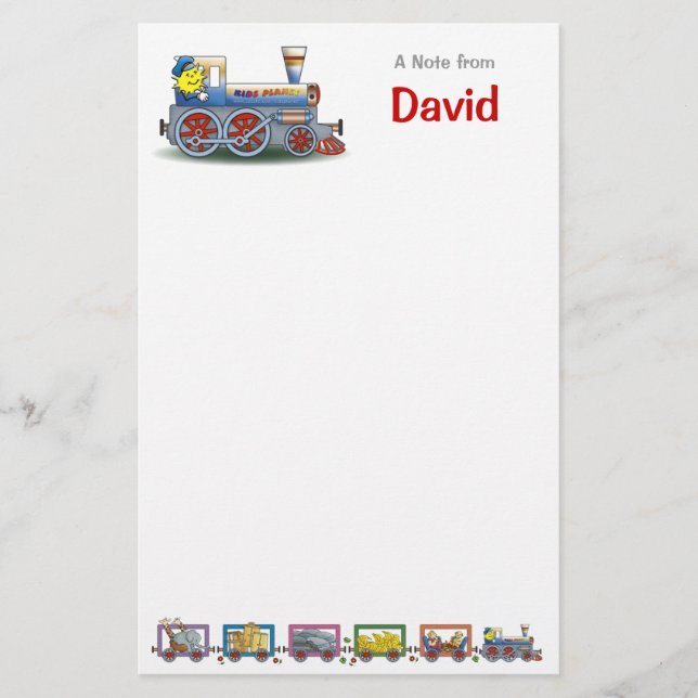 David's Secret Travels Stationery (Front)