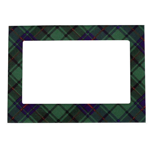 Davidson clan Plaid Scottish tartan Magnetic Photo Frame (Front)