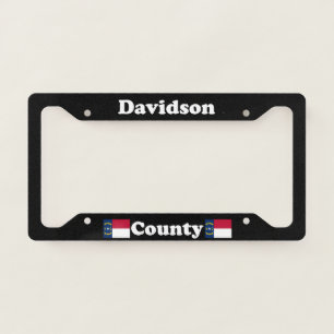 Davidson County North Carolina LPF License Plate Frame