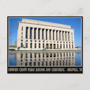 Davidson County Public Building and Courthouse Postcard