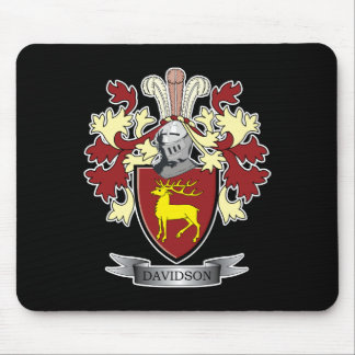 Davidson Family Crest Coat of Arms Mouse Pad
