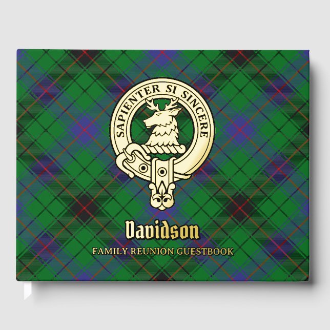 Davidson Family Reunion Foil Guest Book (Front)