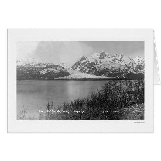 Davidson Glacier Alaska 1914 Cards (Front Horizontal)