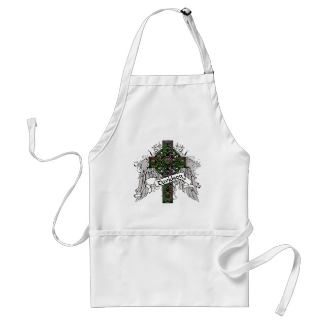 Davidson Tartan Cross Adult Apron (Front)