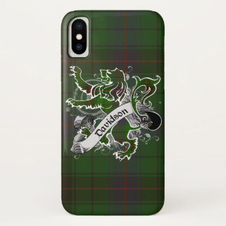 Davidson Tartan Lion iPhone X Case