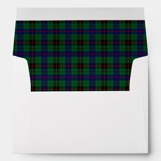 Davidson Tartan Wedding Envelopes (Back (Bottom))