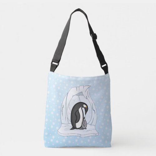 Davin and Annie the Penguins All_Over_Print Bag