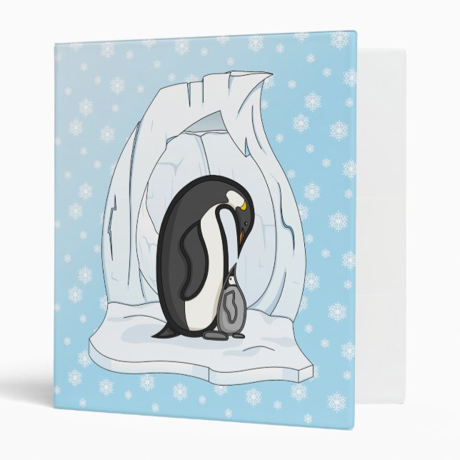 Davin and Annie the Penguins Binder (Front/Inside)