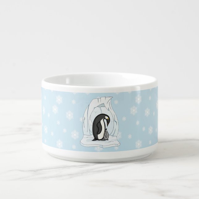 Davin and Annie the Penguins Chili Bowl (Center)