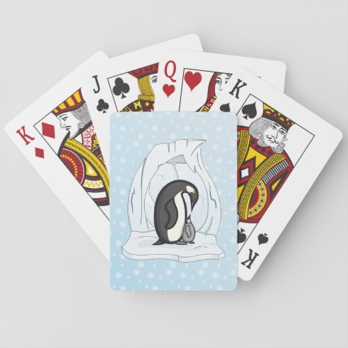 Davin and Annie the Penguins Classic Playing Cards