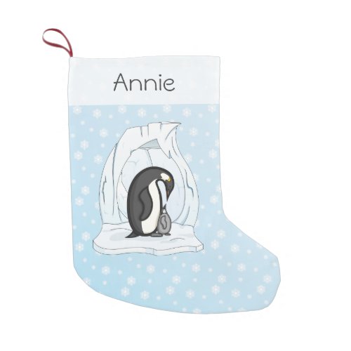 Davin and Annie the Penguins Custom Stocking