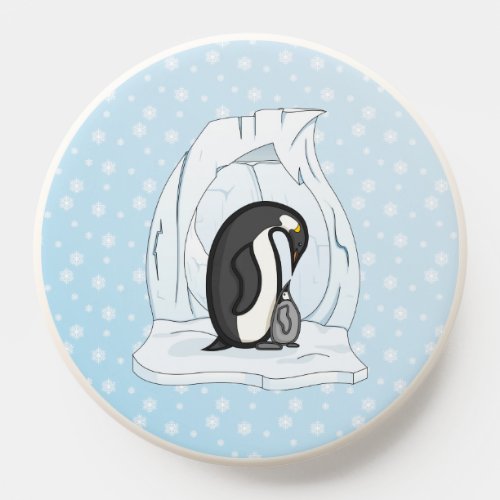 Davin and Annie the Penguins PopSocket